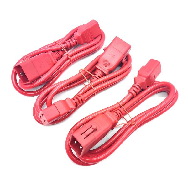 Quality Custom 250V 16A Extention Cord UL Standard C19 to C20 With Lock for sale