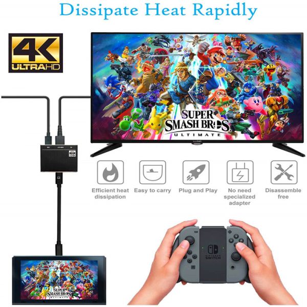 ROHS 40g Type C To HDMI 4K*2K 3840*2160 USB C Hub