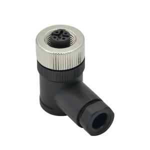 Wholesale 2 - 19 Pin M8 Waterproof Connector PA66 Insert Nickel Plated Shell from china suppliers