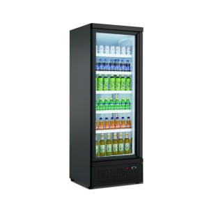 China Glass Door Beverage Cooler 450L Upright Soft Drink Beer Refrigerated Display Case on sale