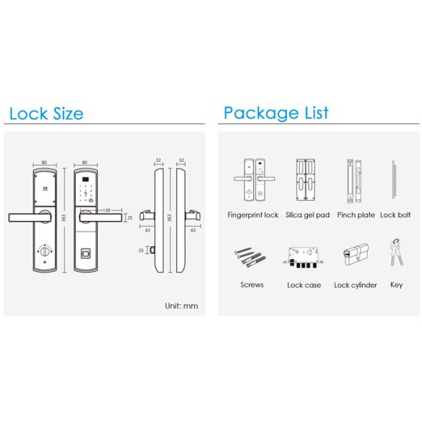 Remote Control Security Card Door Locks , Card Reader Door Lock System