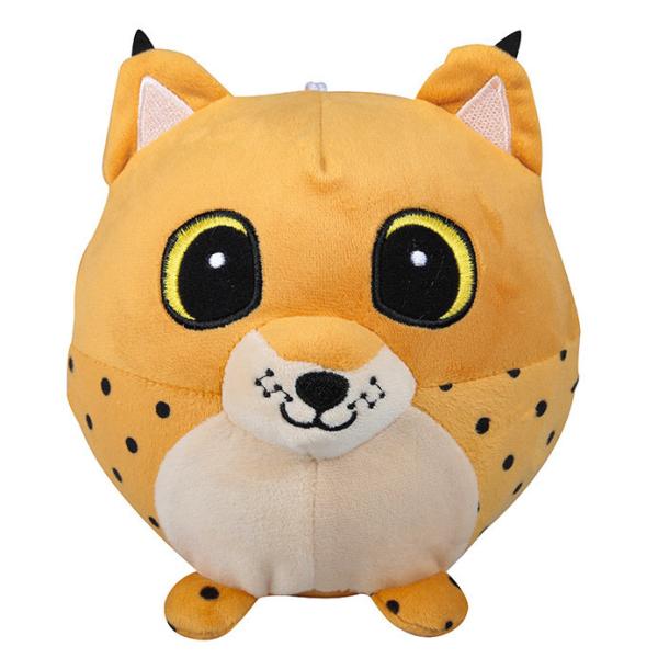 Quality 6 Inch Soft Plush Keychain Toys No Sharp Edge 100% Polyester Material for sale