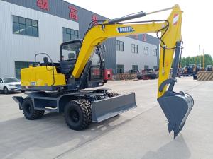 China Mechanic Mini Wheel Crawler Excavator Bucket 0.2--.6cbm For River Clean on sale