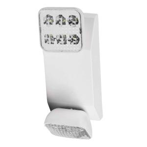 White 120 Volt Emergency Exit Lights 3.6V Nickel Cadmium Battery