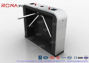 China Semi - Automatic Tripod Turnstile Gate , Pedestrian Access Waist High Turnstiles on sale