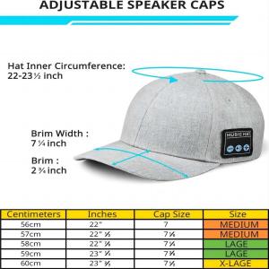 China Hat with Bluetooth speaker adjustable bluetooth hat wireless smart speaker phone cap for outdoor sport on sale