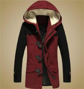 Wholesale Fleece Fabric Men Winter Hooded Anorak Jacket Breathable Anti Wrinkle from china suppliers