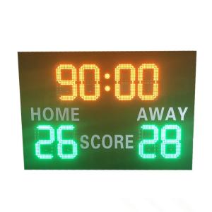Buy cheap Front Maintenance LED Football Scoreboard With Deep - Set Frame 110V ~ 220V from wholesalers