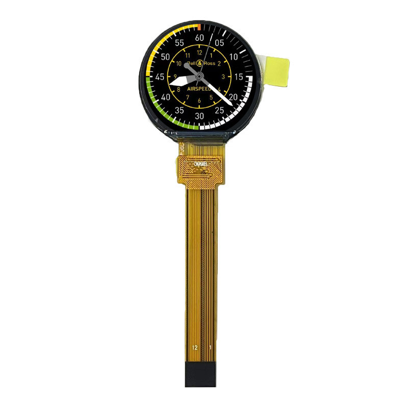 0.99 Inch Round TFT Display 128x115 12PINS SPI Interface For Smart Watch