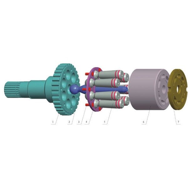High Strength Hydraulic Pump Seal , O Ring Piston Pump Spare Parts