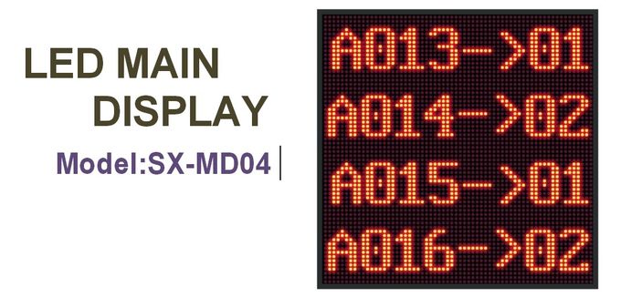 Bank/Clinic/Hospital/Telecom Customer flow Token Number Queue Management System led main display 
