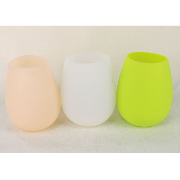 Panton Color Silicone Water Cup BPA Free No Handle No Lid For Wine Beer