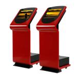 Wifi 19 Inch Interactive Information Kiosk , Red OPS Structure Digital Kiosks