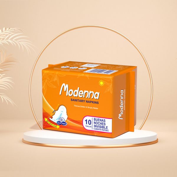 Women Sunny Cotton Menstrual Pad Winged Disposable Super Absorbency