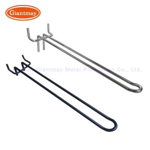 China Euro Prong Peg Board Metal Display Hook Customized Logo on sale