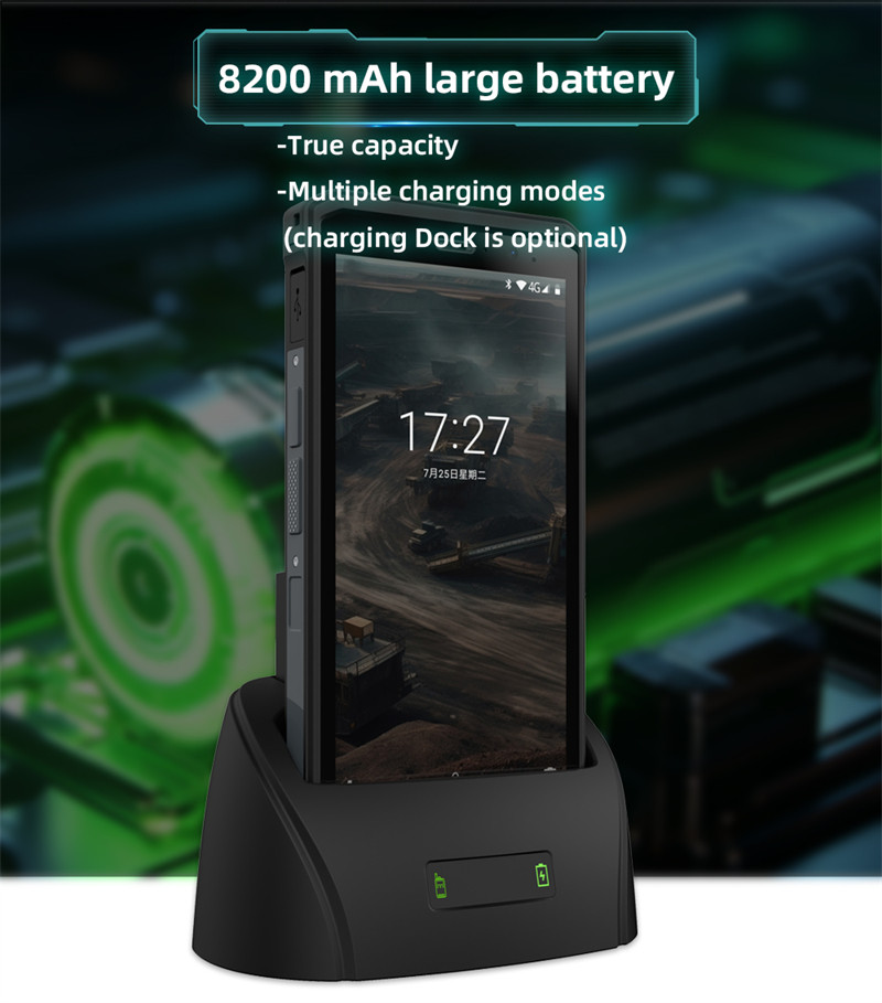 1D 2D Scan Explosion Proof Intercom / Explosion Proof Mobile Phone For Industrial Use 350g