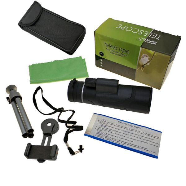 Universal High Power 12x50 Monocular Telescope For Mobile Phone
