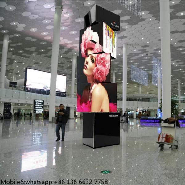 Quality P6 rgb new led screen technology with rotating equipment for sale