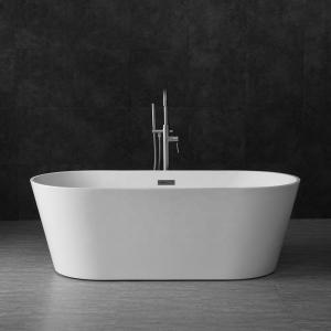 China OEM ODM 1700mm Freestanding Bathtub White Stand Alone Tub on sale