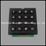 4 * 4 Matrix Industrial Plastic Computer Keyboard 16 Key USB /R232 Interface