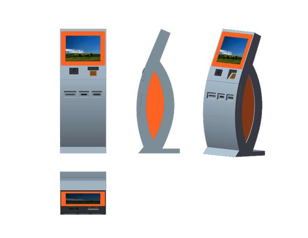 Quality Customized Self Payment Touch Screen Kiosk With Barcode Scanner for sale