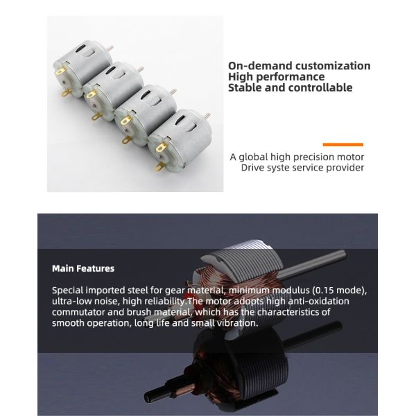 Faradyi Customized Enclosed 25g 5v 6v12v 260 Electric Engine Car Brushless Bldc Dc Motor For Electric Bicycle Home Appliance