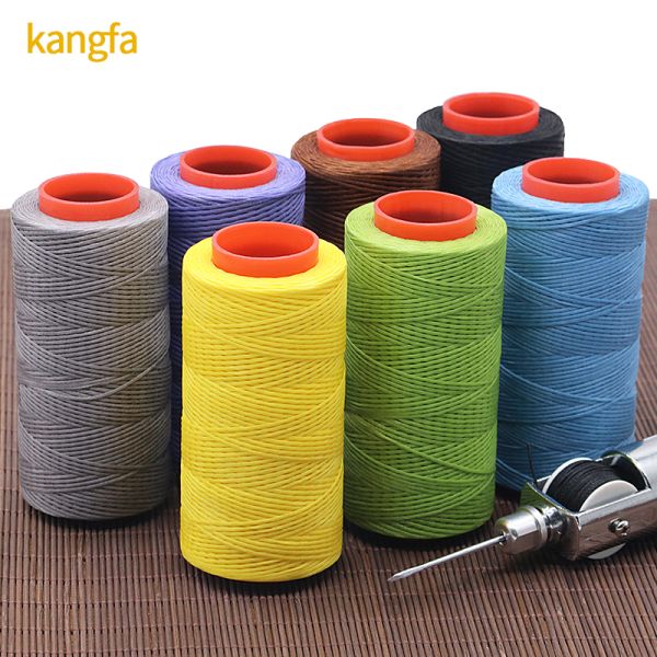 1.0mm Waxed Thread for Hand Stitching Waxed Pattern Leather DIY Crafts Accessories