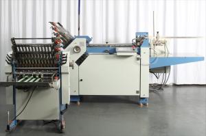 380V Automatic Cross Fold Paper Folding Machine For Pharmaceutical Leaflets