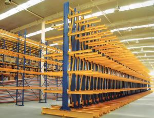 China Heavy Duty Storage Cantilever Rack Heavy Gate Roller Cantilever Shelving Racking System Warehouse Cantilever on sale
