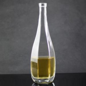 Wholesale Glass Collar Olive Oil Packaging Bottles with Polygonal Design and Cork Cap Closure from china suppliers