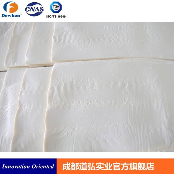 White Fluorocarbon Rubber Precompound with TR -17 and Compression Set 12-20 for Valve Stem Applications