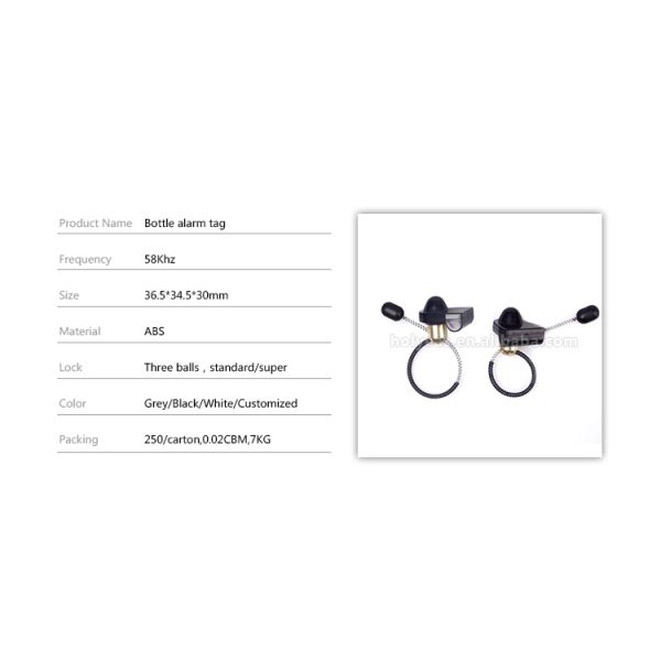 58KHz AM bottle security tags for wine, alcohol.