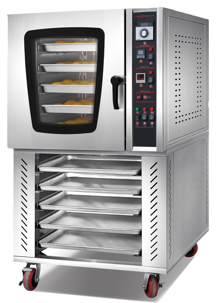 Restaurants Commercial Baking Oven Adjusted Steam Electric Hot Air Convection Oven