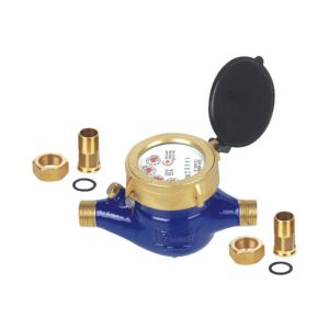 Buy cheap 1.0 MPa 10 bar dry and wet methods multi jet series water meter LXSG 15E2 50E2 from wholesalers