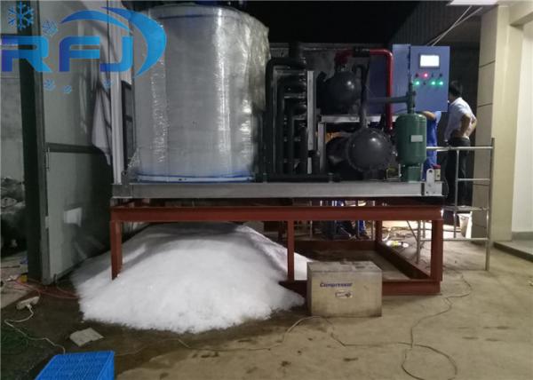 Quality Shaved Flake Ice Machine , 380V/50Hz/3P Ice Block Machine 1 Year Warranty for sale