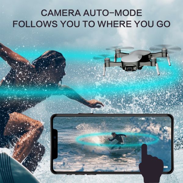 25mins 1080p FHD Rc Foldable Drone Follow Me One Key Return