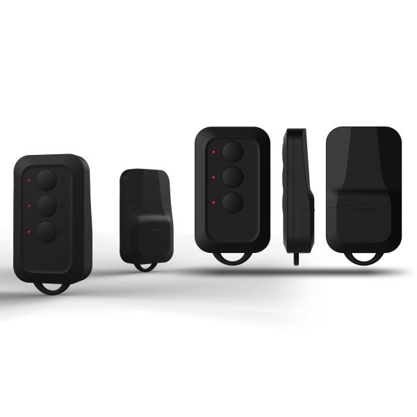 Multi Frequency Garage Door Remote Control Black Color 2.4G Connectivity CE Certification