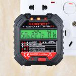 Open Neutral Plug Socket Tester , HT107E Wall Socket Tester