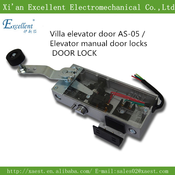 door lock for villa home elevator AS-05 Villa elevator door AS05 / manual elevator door DOOR LOCK
