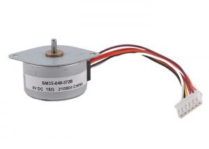 China 4 Phase Unipolar Stepper Motor 6 Wire 35mm Stepper Motor Permanent Magnet Type on sale