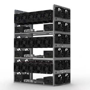 8gpu Stackable Miner frame, Mining frame rack support 8 graphics cards, gpu mining frame for ETH BTC Ethereum bitcoin