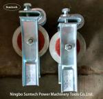 Swerve Skyward Stringing Blocks Conductor Pulley Block For Transmission Line