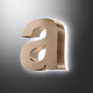 China Power Coated Led Backlit Sign Led Backlit Letters Customized Colour on sale