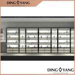 Retail Shop Glass Lockable Jewelry Showcase Display