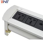 Customized multifunctional manual rotating hidden table power socket outlet