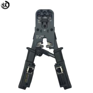 China 8P8C/RJ45  6P6C/RJ12  6P4C/RJ11 Network Cable Accessories Plier Striping Cutting Tool With Cable Tester on sale