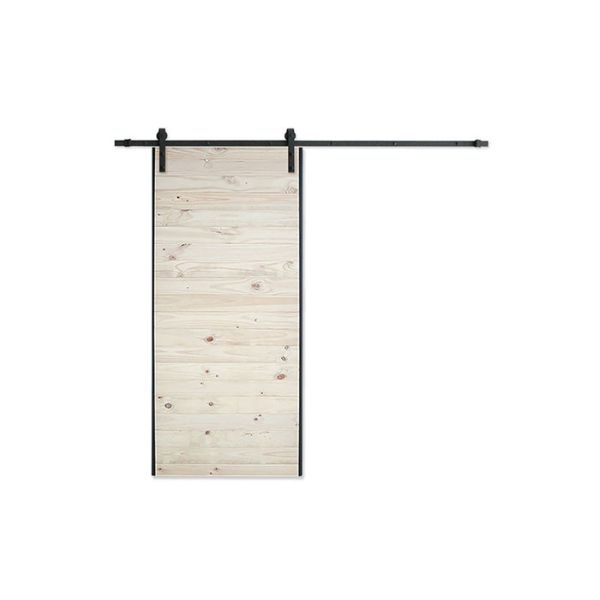 Interior Sliding Barn Door Hardware With Track Matching Finish