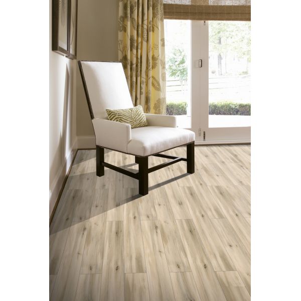 Eco Friendly Rigid Core SPC Zero Formaldehyde Stone Plastic Composite Cedar Pine Unilin Click GKBM DM-W40050