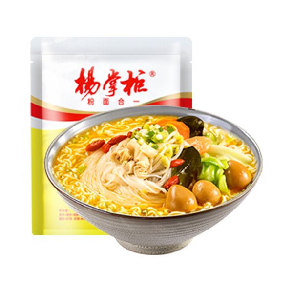 YangZhangGui OEM Spicy Beef Flavor Instant Noodles Bag 199g*24 for busy modern lifestyle