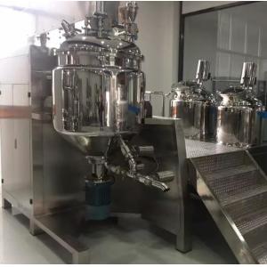 Wholesale Pneumatic Lotion Cosmetic Emulsifier Mixer 50 Liter SUS304 SUS316 from china suppliers